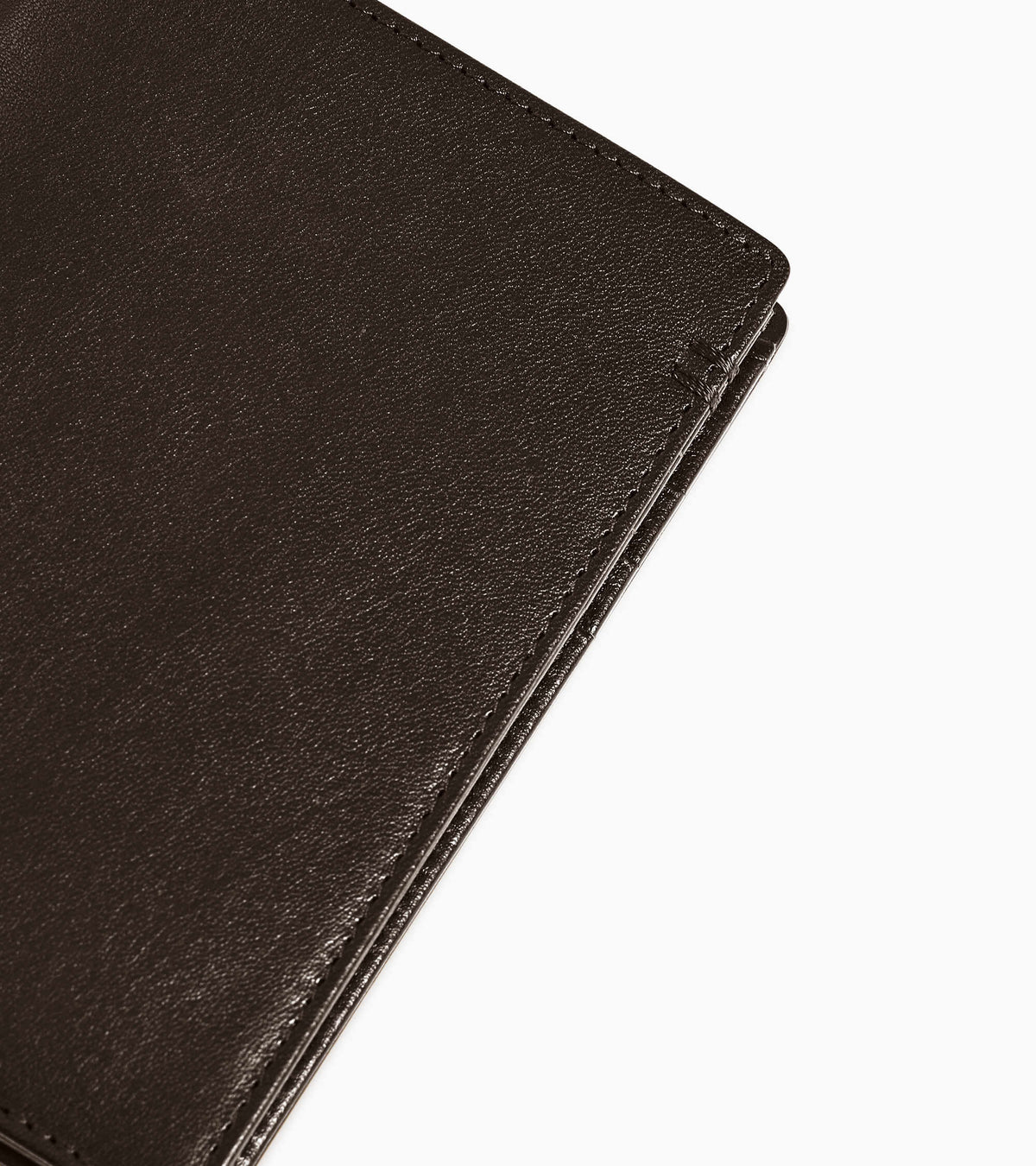 Cartera vertical con cremallera Lucien de piel engrasada