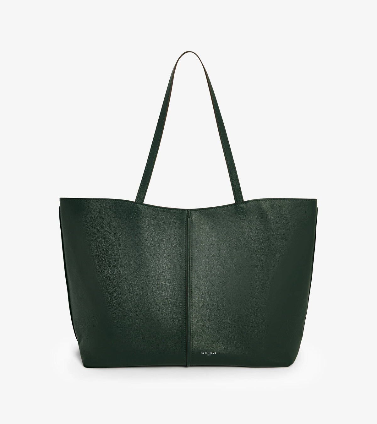 Sac cabas grand modèle Hortense en cuir grainé double face