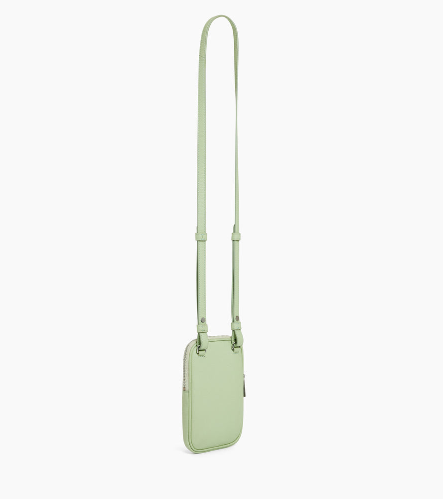Etui téléphone en cuir grainé