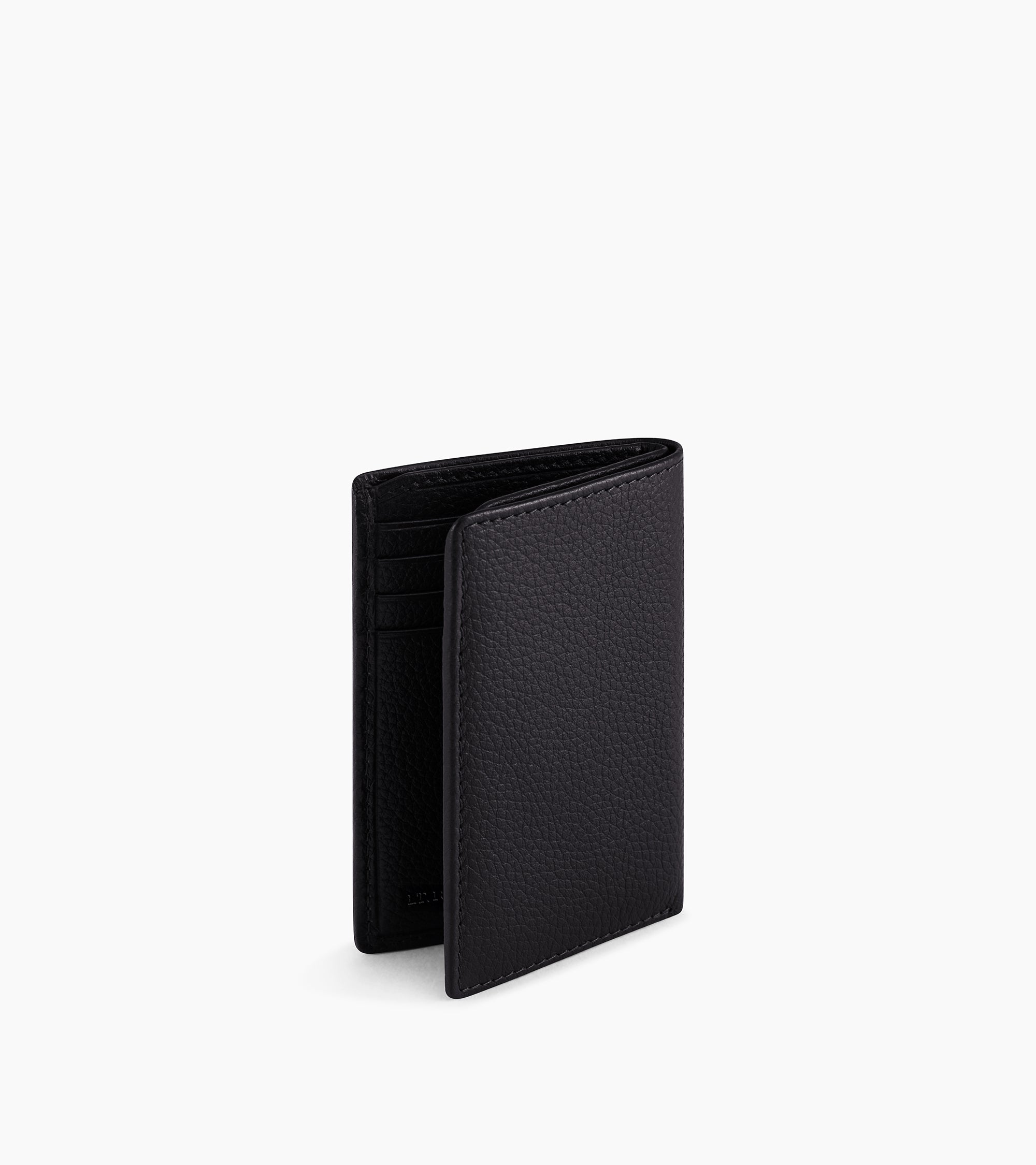 Petit porte cartes Charles en cuir grainé