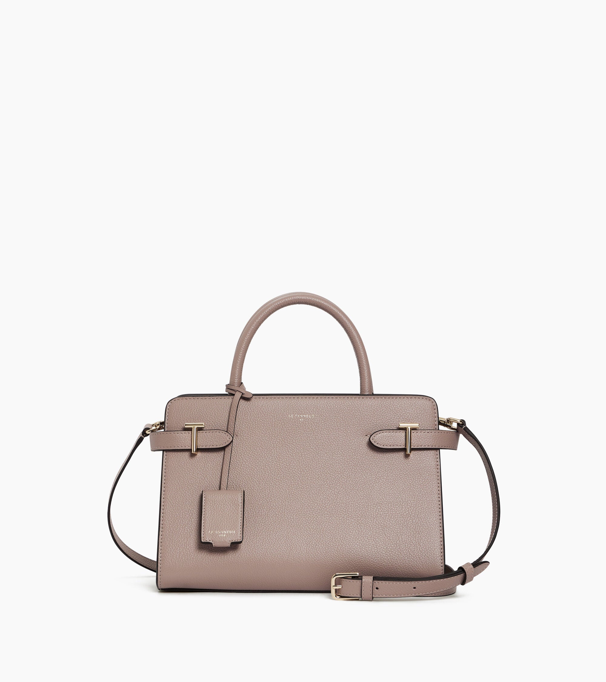 Bolso mediano Emilie de piel texturizada