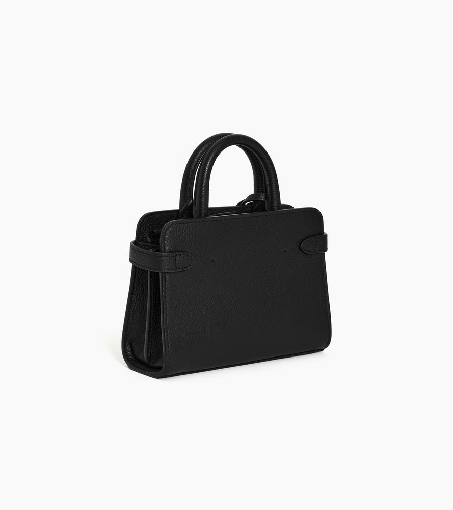 Mini sac à main Emilie en cuir grainé