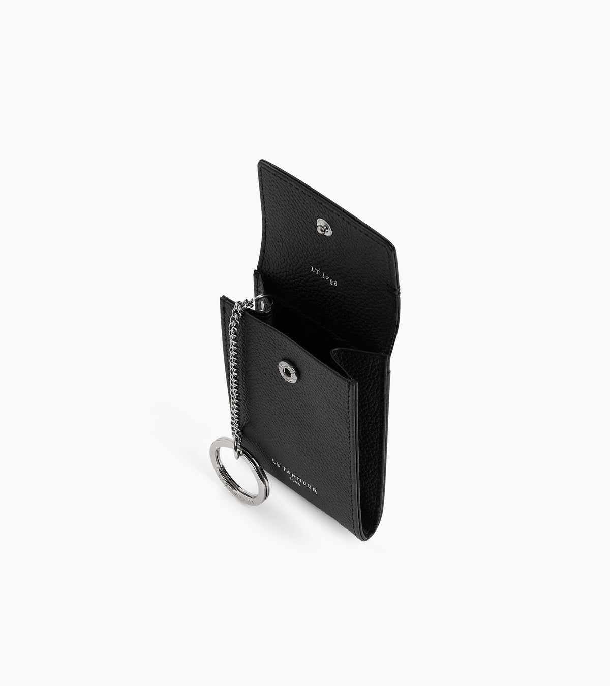 Etui clés à rabat Lucien en cuir grainé