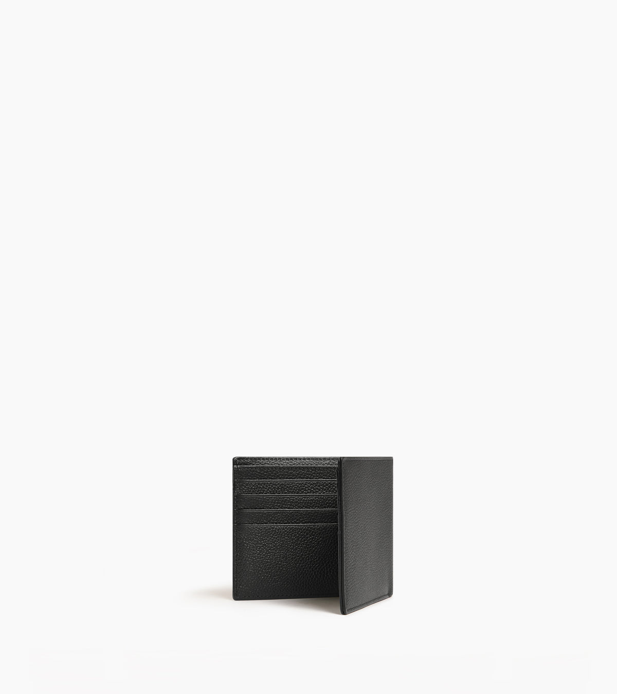 Porte cartes horizontal Lucien en cuir grainé
