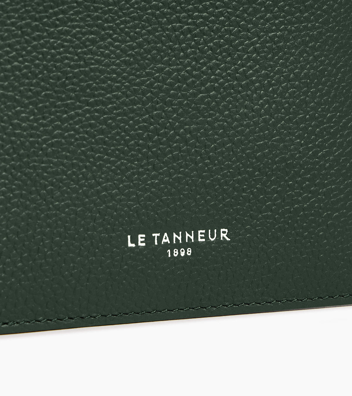 Porte cartes horizontal Lucien en cuir grainé
