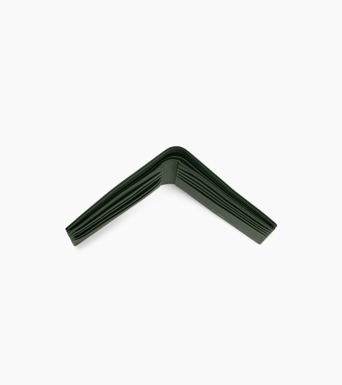 Porte cartes horizontal Lucien en cuir grainé