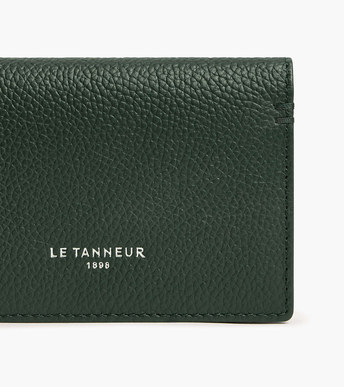 Porte cartes horizontal 2 volets Lucien en cuir grainé