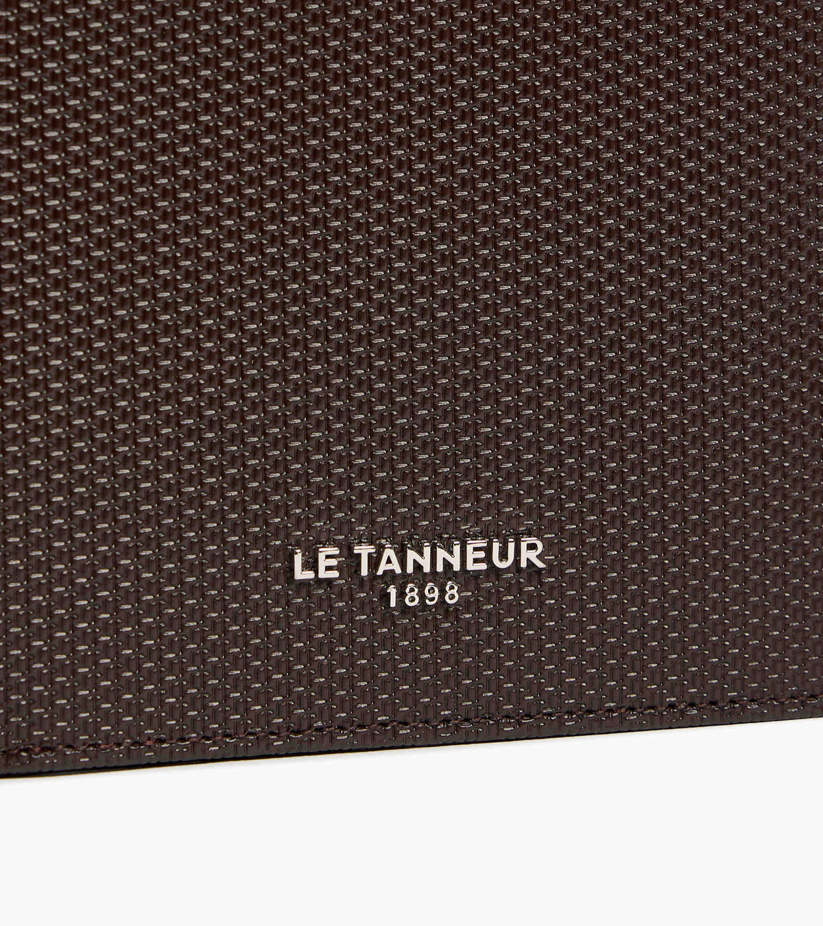 Porte cartes horizontal Lucien en cuir signature T