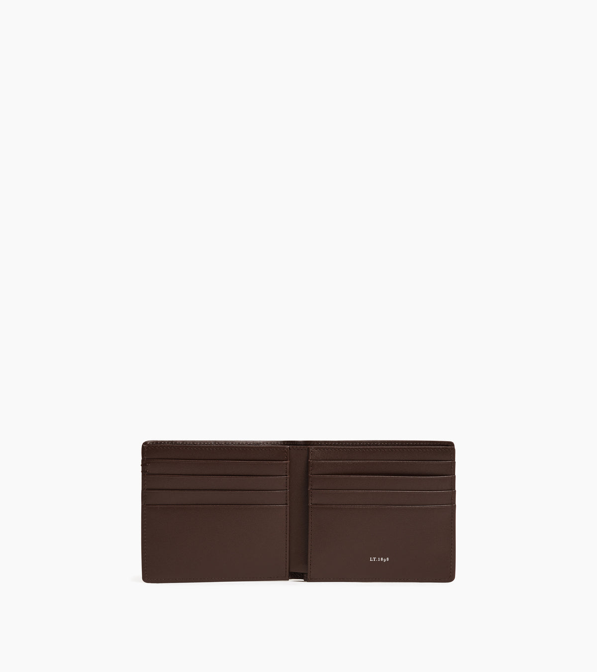 Porte cartes horizontal Lucien en cuir signature T