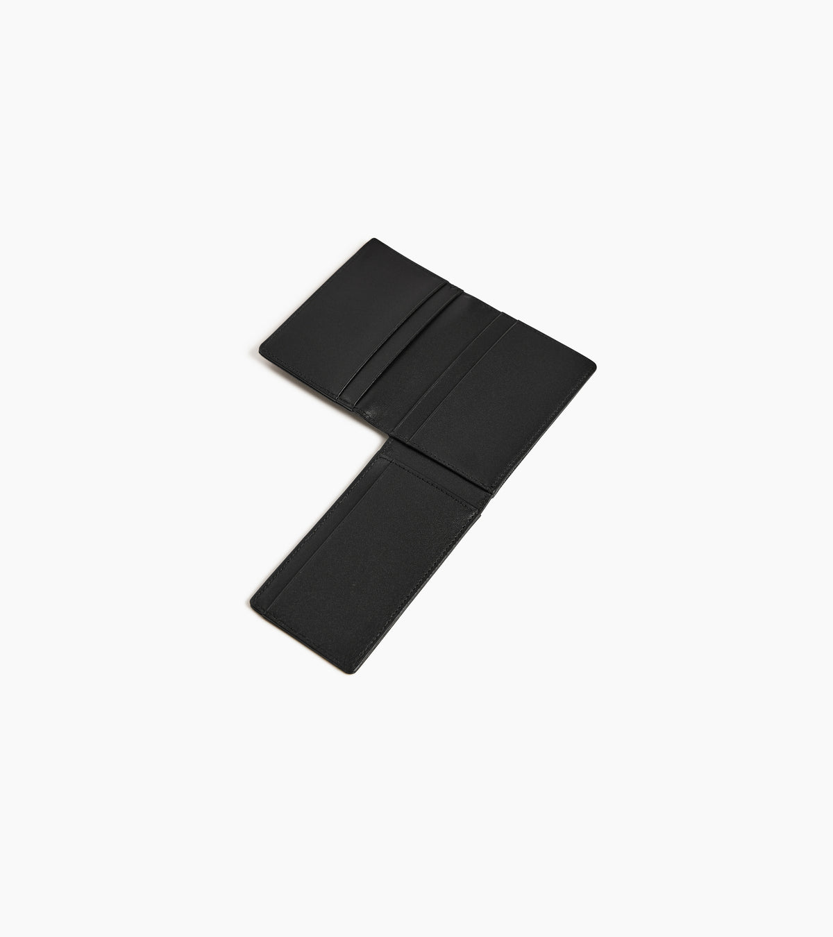 Lucien horizontal two-fold card holder signature T leather
