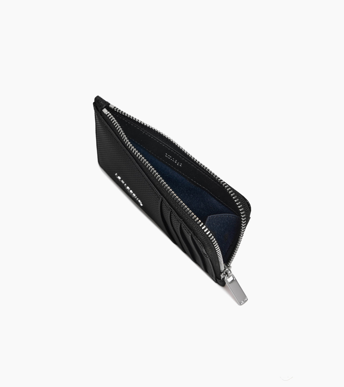 Porte cartes large zippé Lucien en cuir signature T