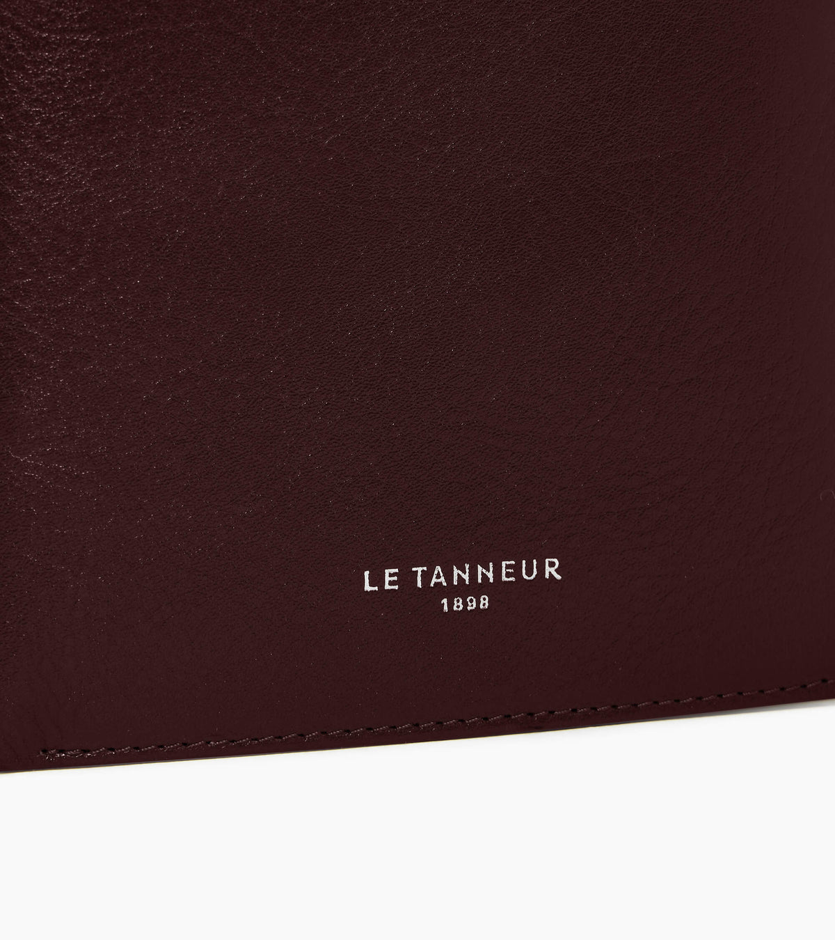 Portefeuille à rabat 2 volets Lucien en cuir huilé