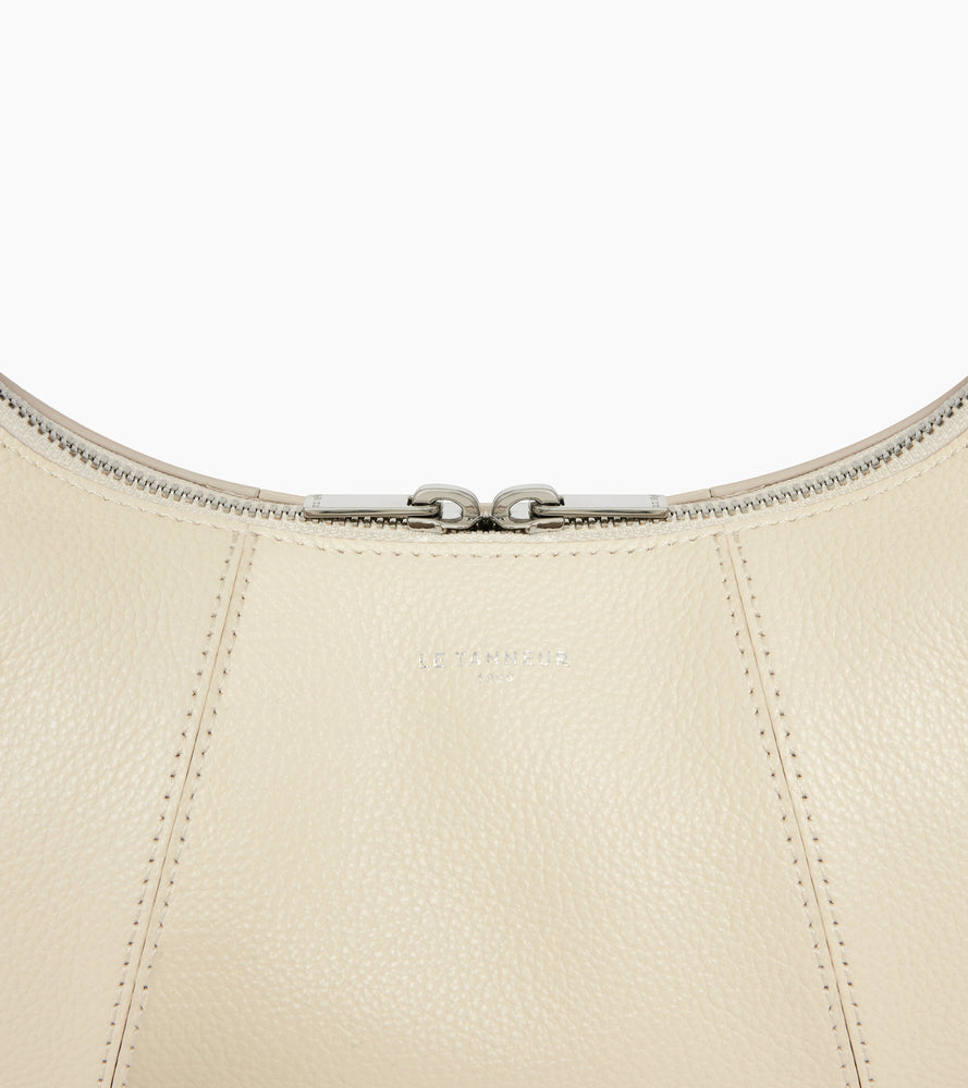 Petit sac hobo Juliette en cuir grainé
