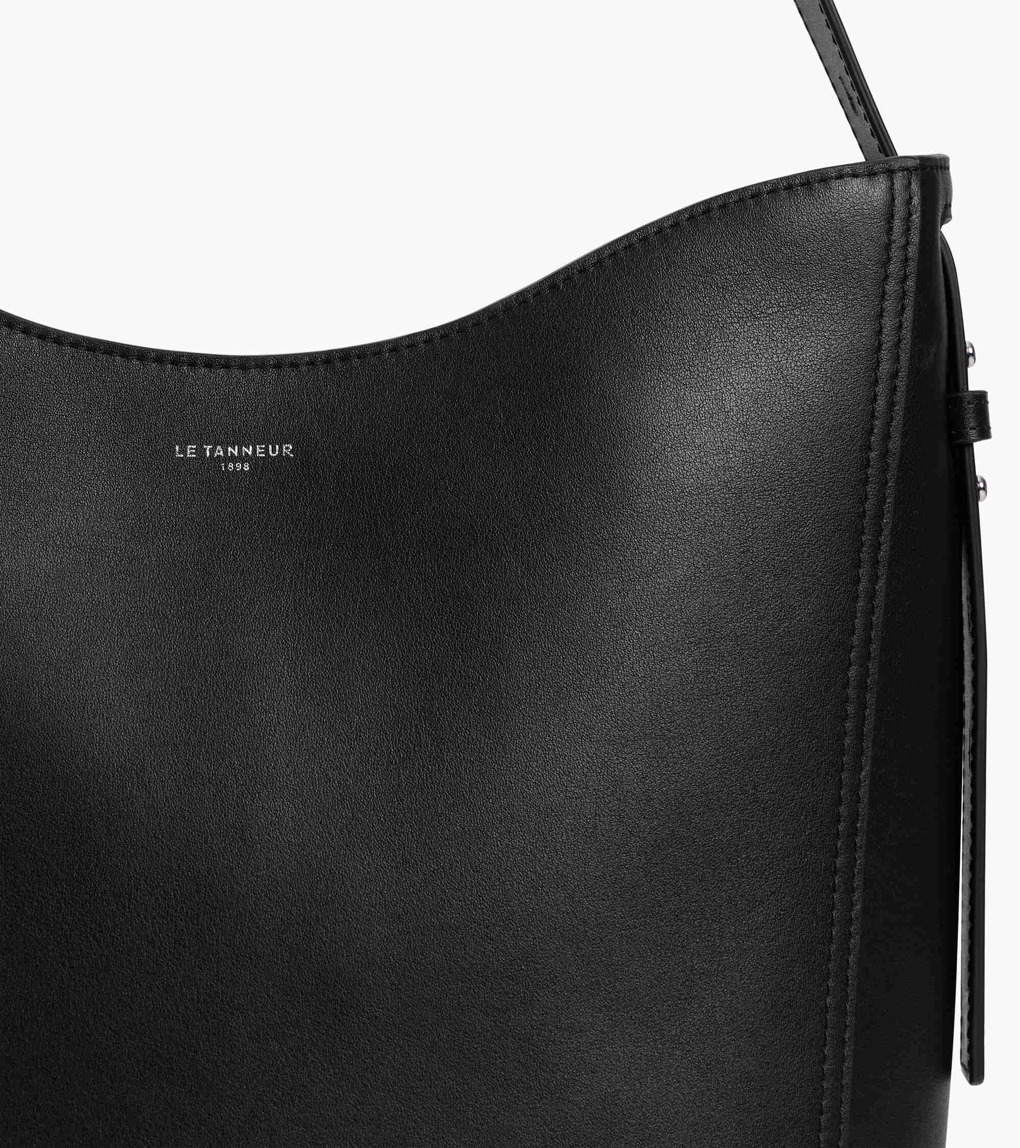 Bolso hobo mediano modelo Céleste de piel lisa