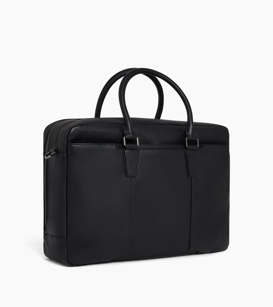 Porte documents 17" Marceau en cuir grainé grand modèle