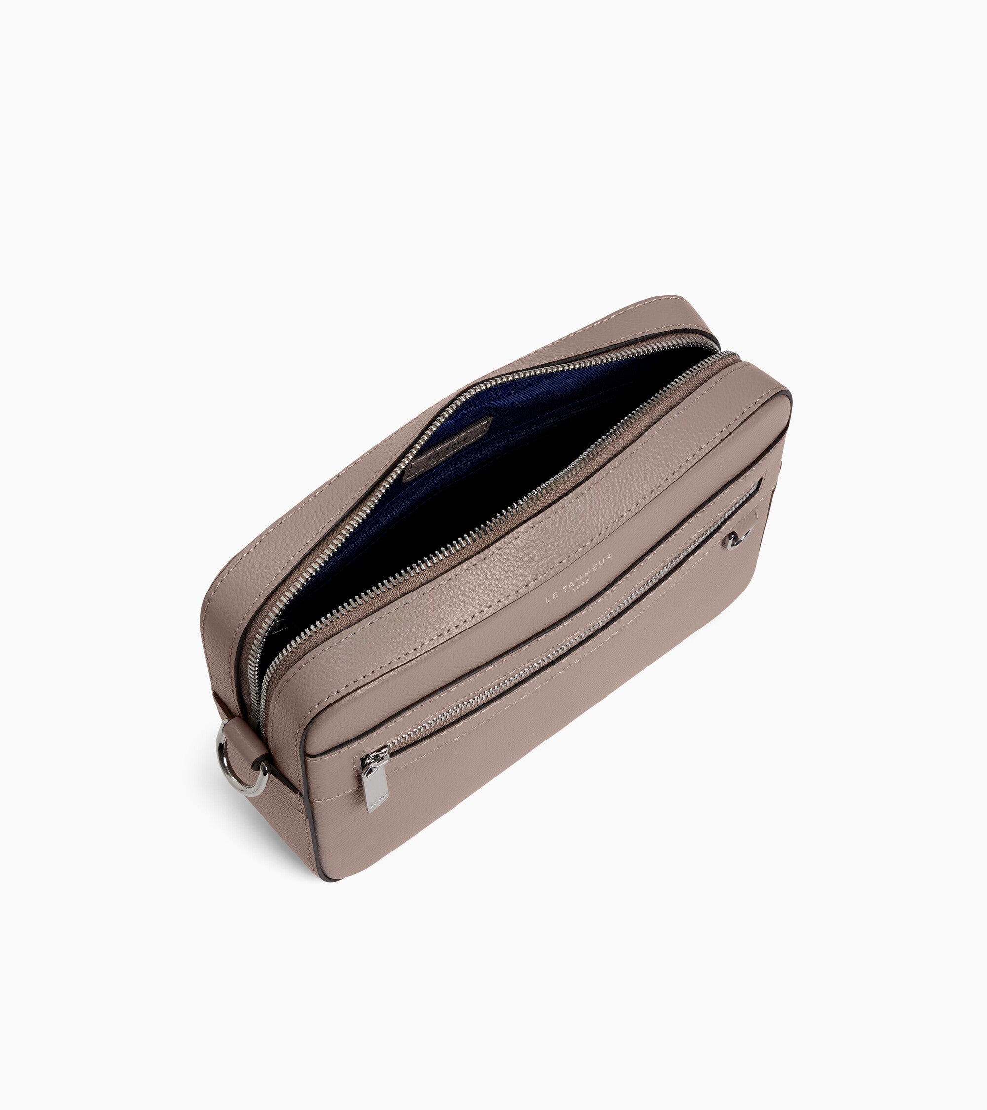 Bolso bandolera pequeño Emile de cuero granulado