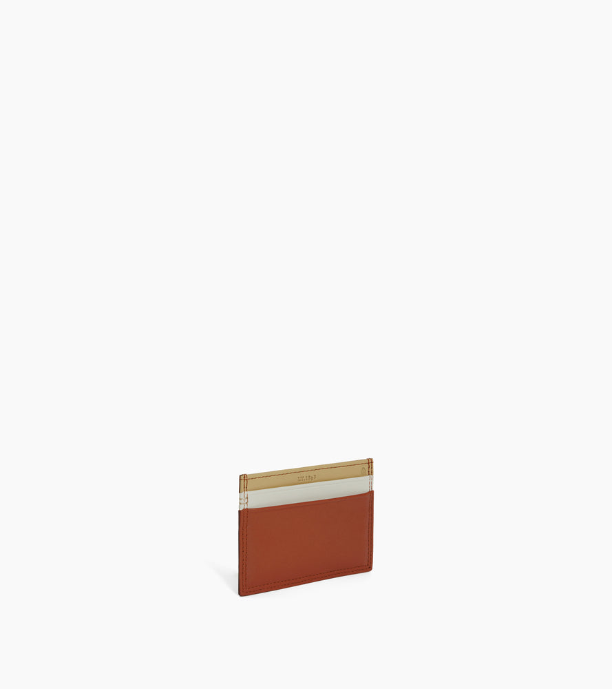 Porte cartes Martin en cuir lisse