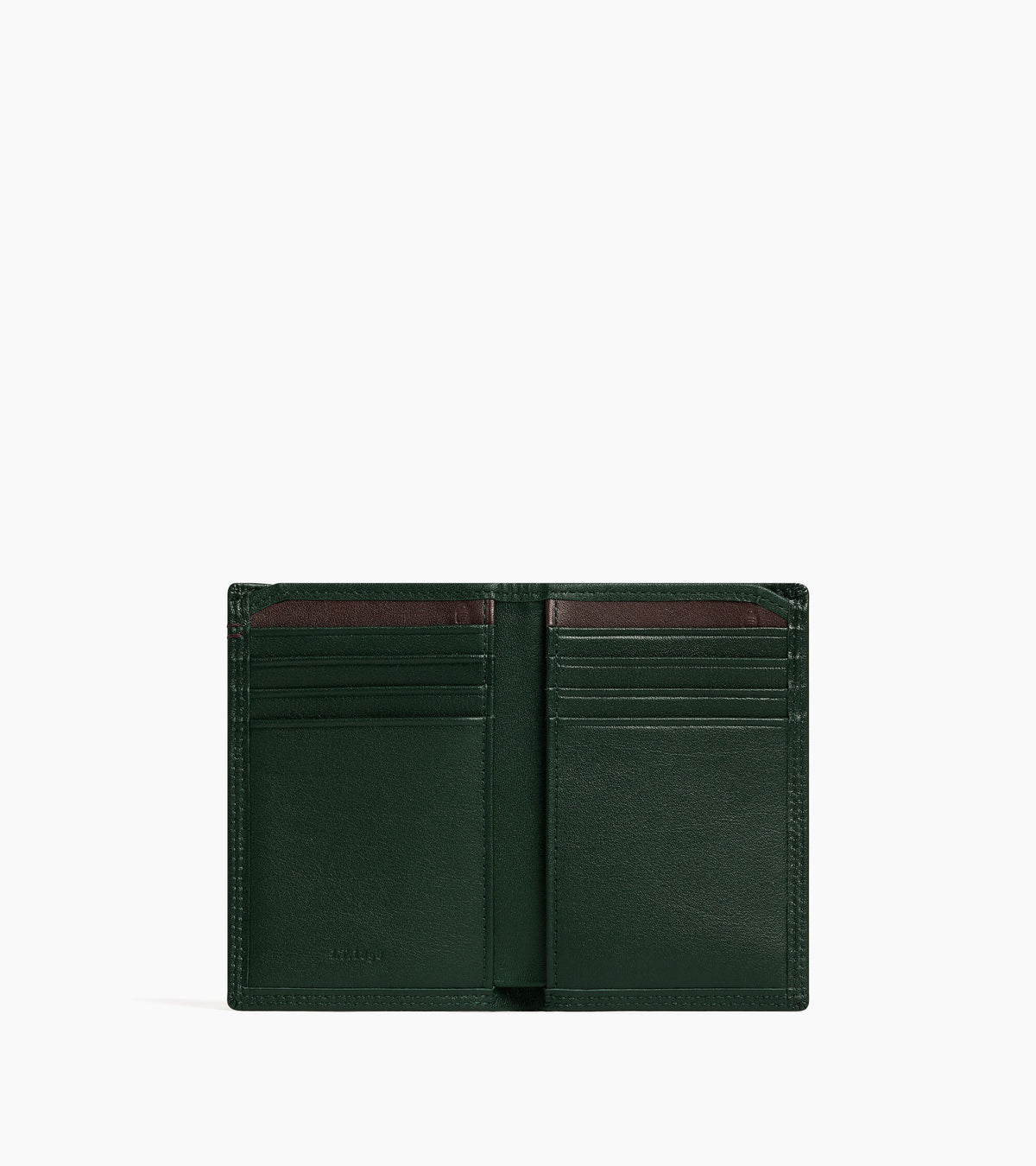Porte cartes vertical Martin en cuir lisse