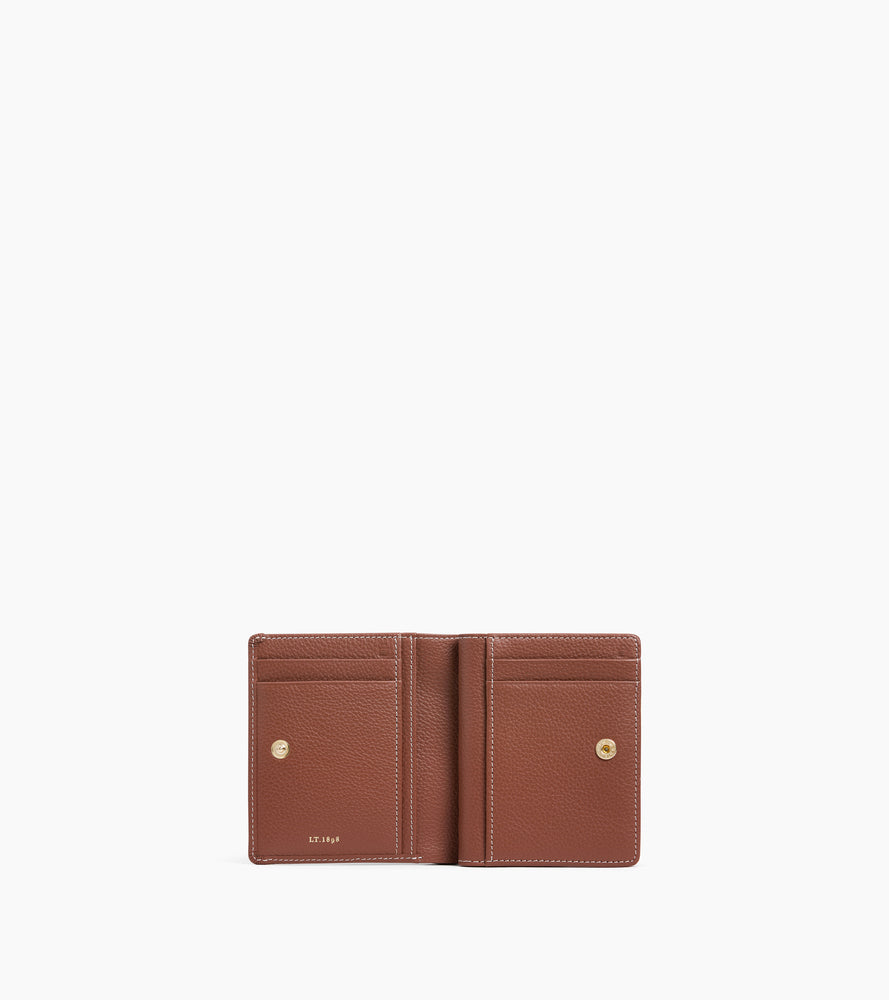 Petit portefeuille Ella en cuir grainé