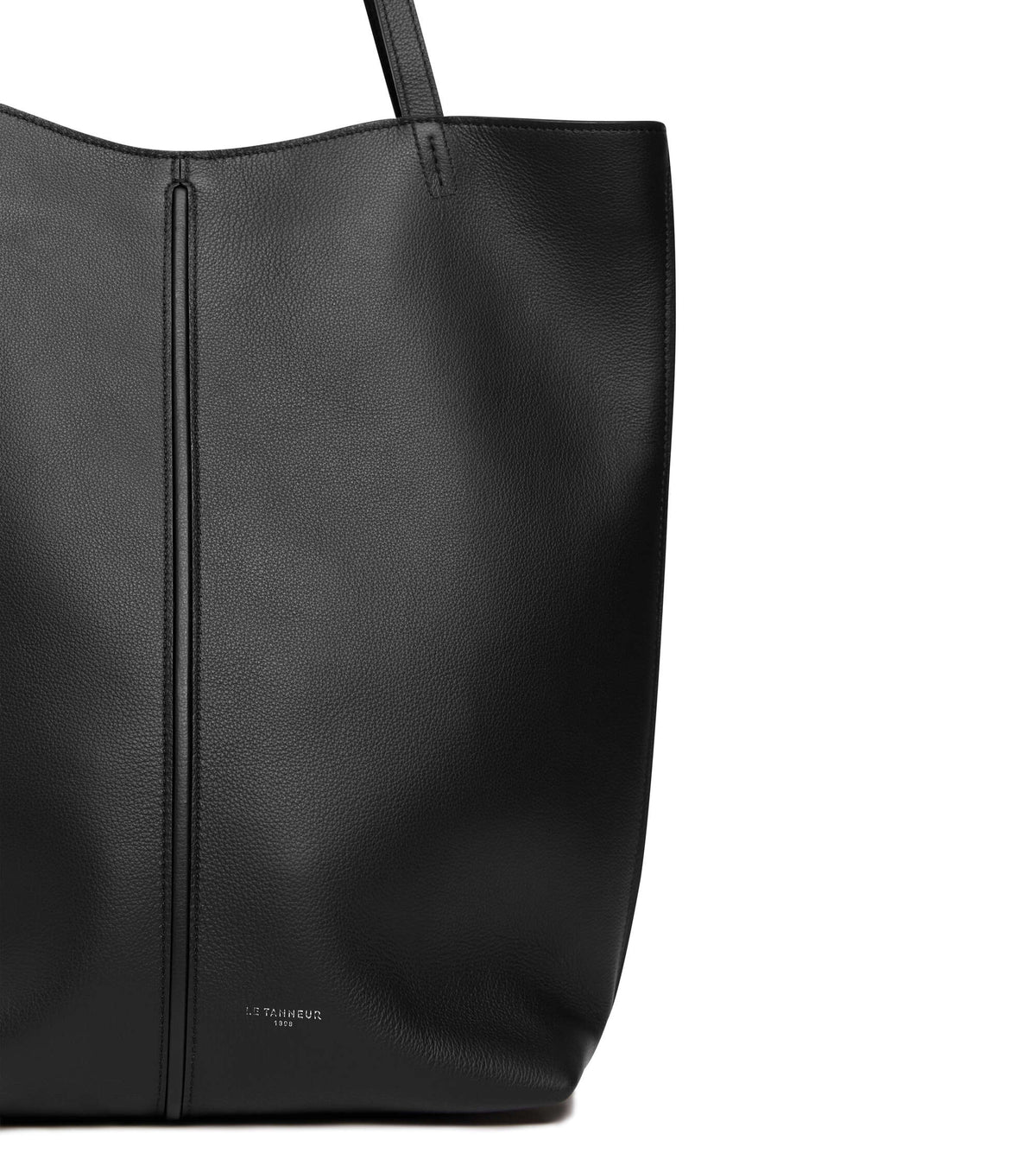 Sac cabas moyen modèle Hortense en cuir grainé double face