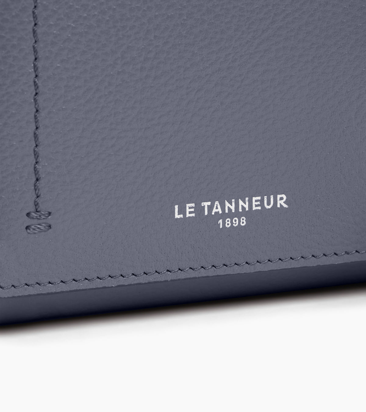 Petit portefeuille à rabat Louison en cuir grainé