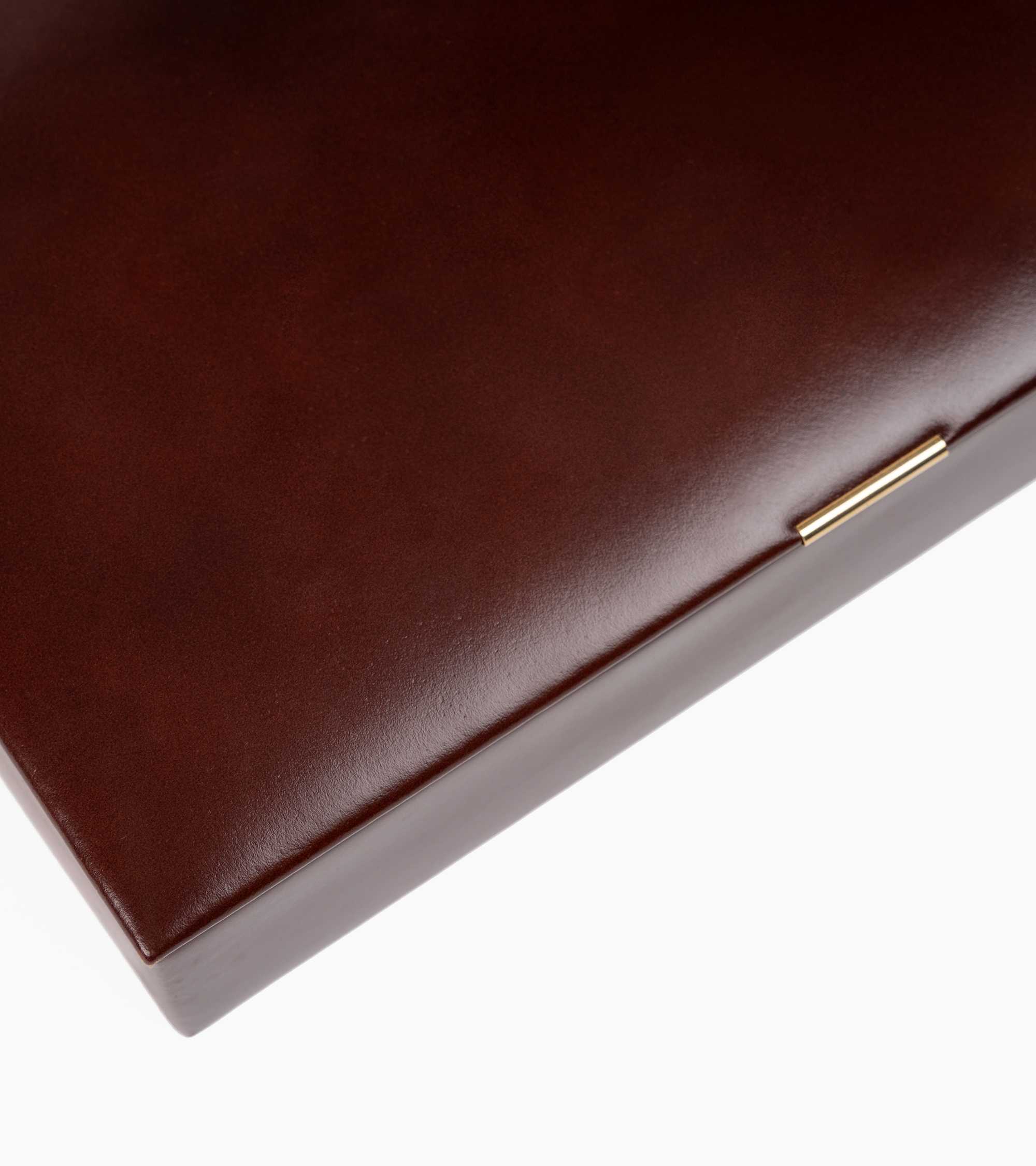 Coffret jeux de cartes moyen modèle en cuir